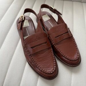 Brown Leather Women’s Loafers